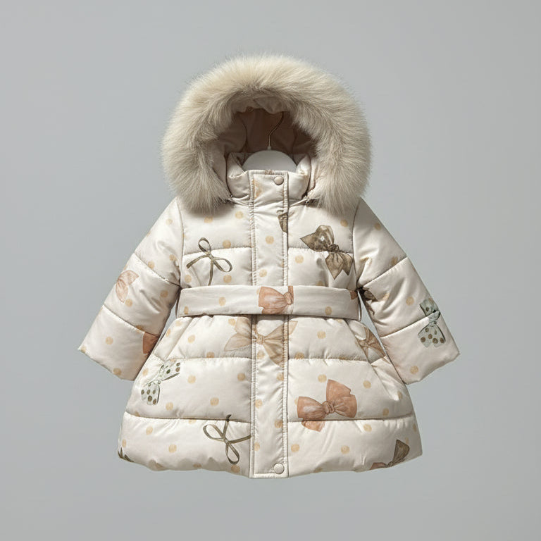 Bow Beige Coat